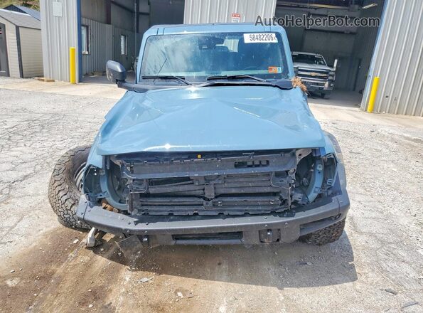 1FMEE5DP9NLB91379 2022 FORD BRONCO Blue წინა ხედი