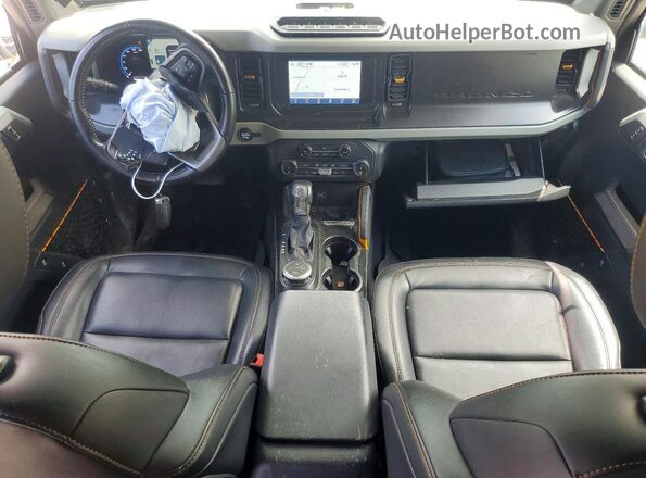 1FMEE5DP9NLB91379 2022 FORD BRONCO Blue წინა პანელის ხედი