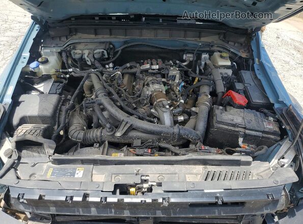 1FMEE5DP9NLB91379 2022 FORD BRONCO Blue ძრავის განყოფილების ხედი