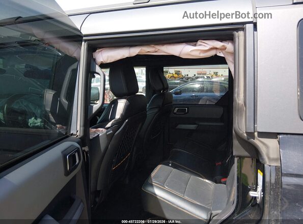 1FMEE5DPXNLA97057 2022 FORD BRONCO Black Vista de la etiqueta del VIN