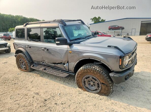 1FMEE5DPXPLB62427 2023 FORD BRONCO Серый Передняя правая четверть