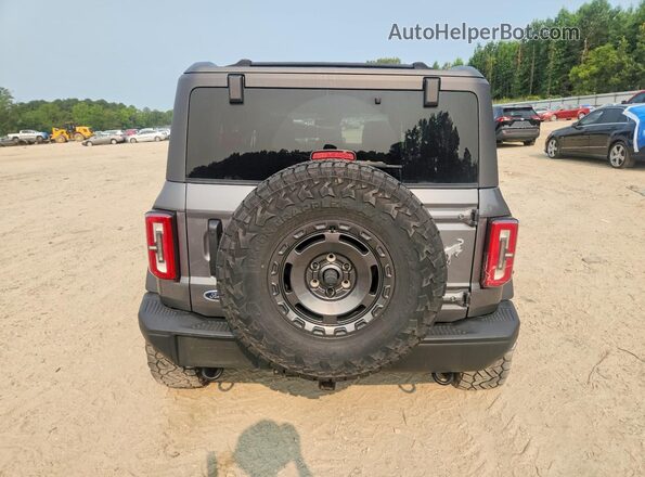 1FMEE5DPXPLB62427 2023 FORD BRONCO Серый Вид сзади
