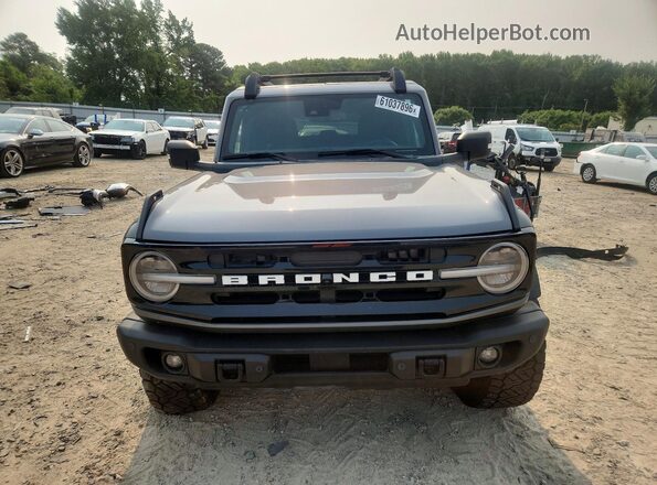 1FMEE5DPXPLB62427 2023 FORD BRONCO Серый Вид спереди