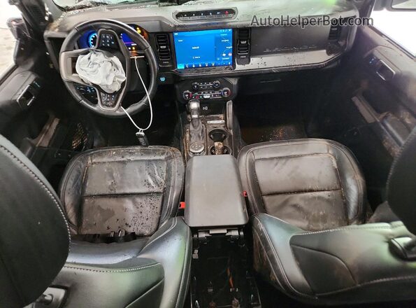 1FMEE5EP4MLA40821 2021 FORD BRONCO Gray Առջևի վահանակի տեսք