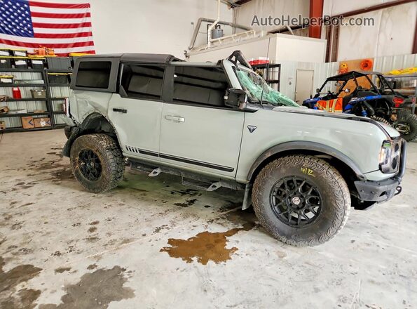 1FMEE5EP4MLA40821 2021 FORD BRONCO Gray Առջևի աջ