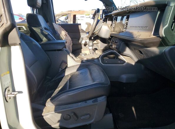 1FMEE5EPXMLA43447 2021 FORD BRONCO Gray Widok wnętrza z przodu