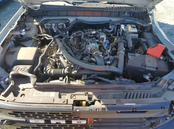 1FMEE5EPXMLA43447 2021 FORD BRONCO Gray Widok wnętrza z tyłu
