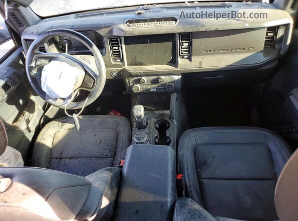 1FMEE5EPXMLA43447 2021 FORD BRONCO Gray Widok deski rozdzielczej