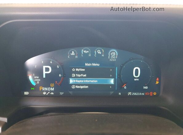 1FMEE5JRXPLB77788 2023 FORD BRONCO Black Instrument cluster view