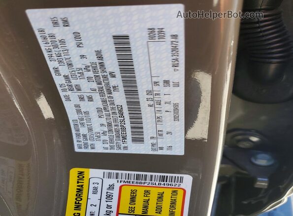 1FMEE8BP2SLB49622 2025 FORD BRONCO Brown ძრავის განყოფილების ხედი