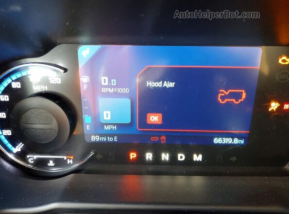 1FMEE8BP8RLA33402 2024 FORD BRONCO Teal Vista del cuadro de instrumentos