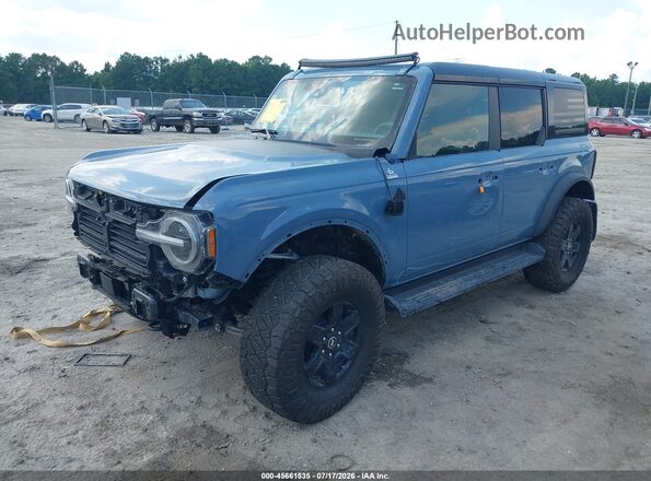 1FMEE8BPXSLB00474 2025 FORD BRONCO Light Blue Առջևի ձախ երեք քառորդ տեսարան