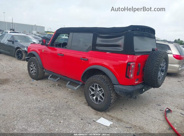 1FMEE9BP7RLA24020 2024 FORD BRONCO Красный Задняя левая четверть