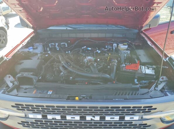 1FMEE9BP7TLA75329 2026 FORD BRONCO Maroon Շարժիչի բաժամունքի տեսք