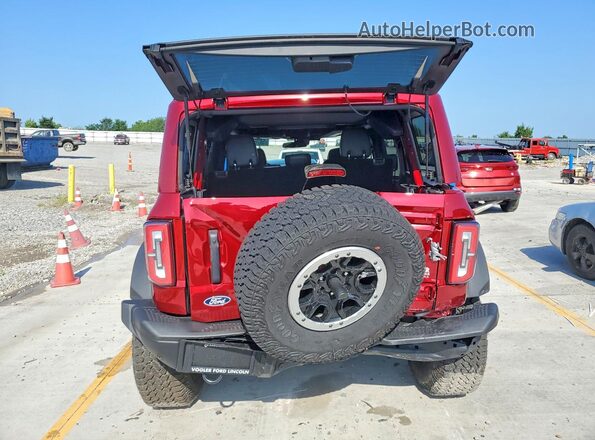 1FMEE9BP7TLA75329 2026 FORD BRONCO Maroon Հետևի տեսք