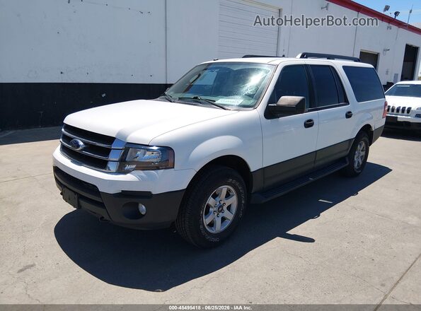 1FMJK1GT7GEF46565 2016 FORD EXPEDITION EL Белый Передняя левая четверть