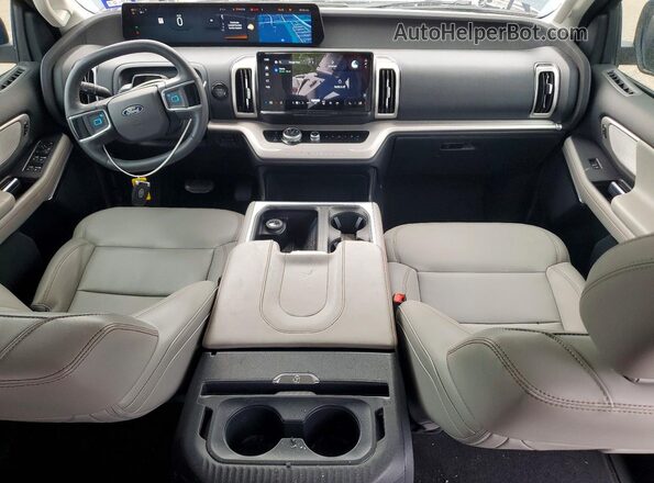1FMJK1H89SEA06492 2025 FORD EXPEDITION Teal Вид панелі приладів