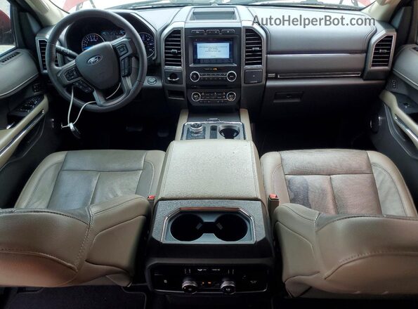1FMJK1HT2JEA66441 2018 FORD EXPEDITION Красный Вид панели приборов