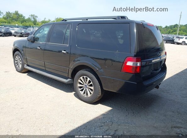 1FMJK1HT3HEA15802 2017 FORD EXPEDITION EL Black Tył lewy