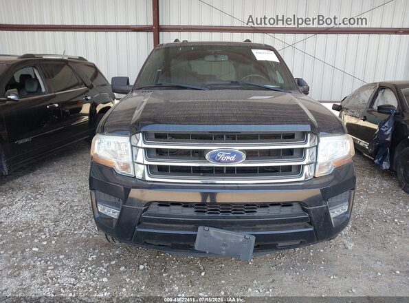 1FMJK1HT3HEA15802 2017 FORD EXPEDITION EL Black Widok zestawu wskaźników