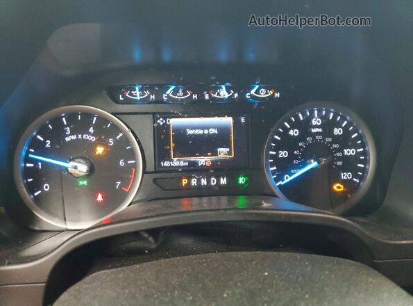 1FMJK1HT3KEA38262 2019 FORD EXPEDITION Silver Вид щитка приладів