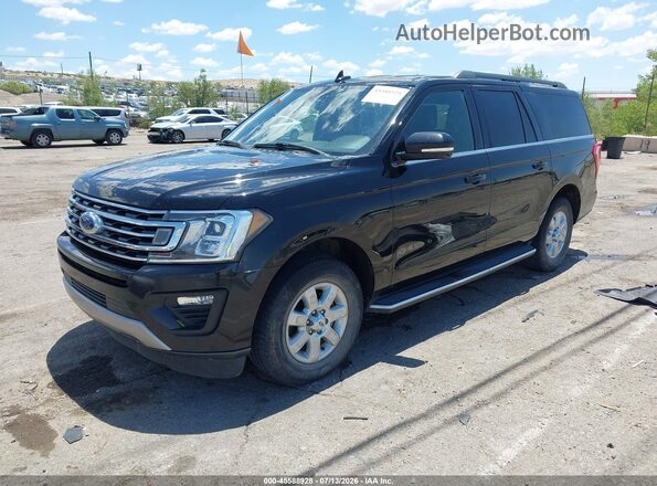 1FMJK1HT4JEA06029 2018 FORD EXPEDITION MAX Черный Передняя левая четверть