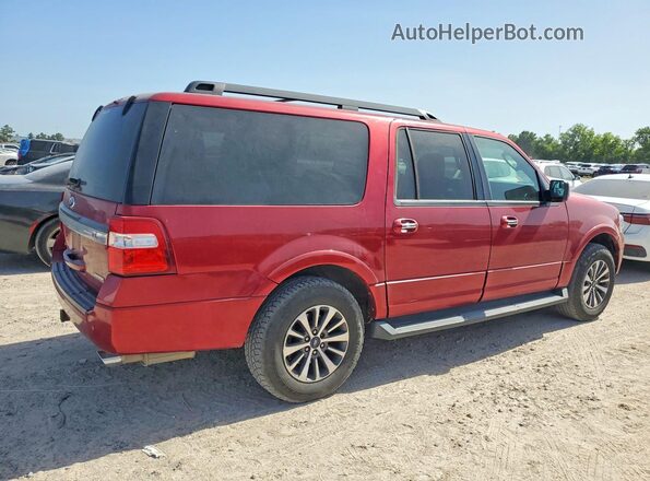 1FMJK1HT5GEF11277 2016 FORD EXPEDITION Темно-бордовый Задняя правая четверть