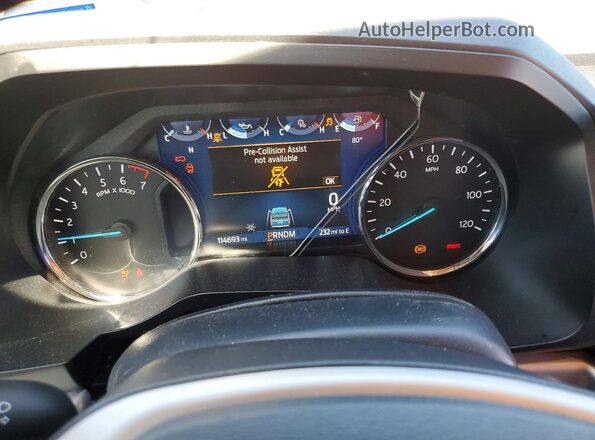 1FMJK1HT5NEA38509 2022 FORD EXPEDITION Charcoal Вид щитка приладів