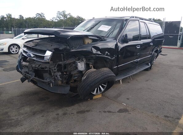 1FMJK1HT7GEF54812 2016 FORD EXPEDITION EL Black Front left