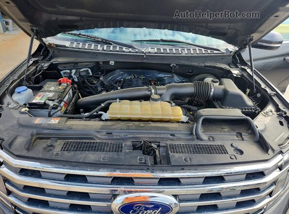 1FMJK1HT7MEA41216 2021 FORD EXPEDITION Gray Vista del compartimento del motor