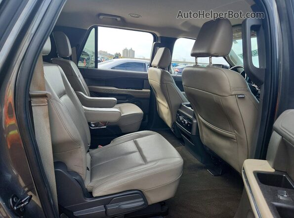 1FMJK1HT7MEA41216 2021 FORD EXPEDITION Gray Vista interior trasera