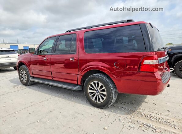 1FMJK1HT8HEA47385 2017 FORD EXPEDITION Red უკანა მარცხენა