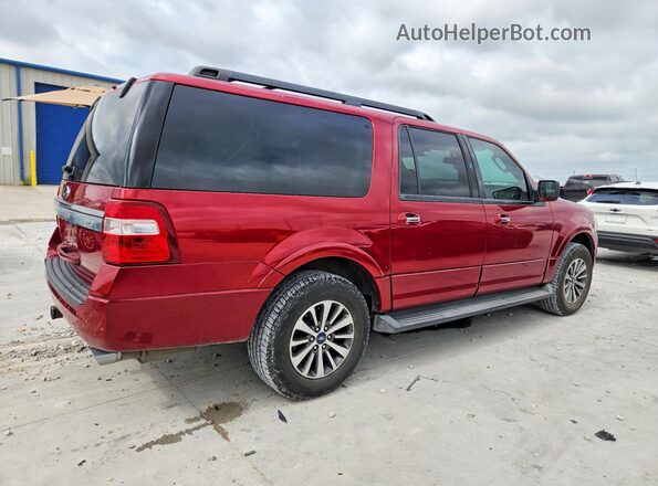 1FMJK1HT8HEA47385 2017 FORD EXPEDITION Red უკანა მარჯვენა