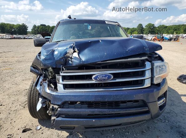 1FMJK1HTXHEA58405 2017 FORD EXPEDITION Blue Vista frontal