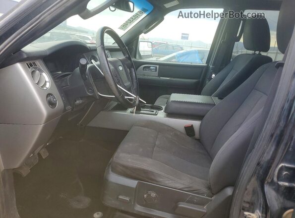 1FMJK1JT7GEF20976 2016 FORD EXPEDITION Black Widok wnętrza z przodu