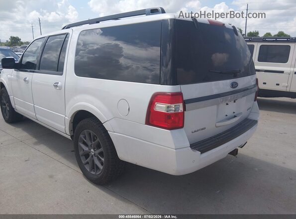 1FMJK1KT0HEA11151 2017 FORD EXPEDITION EL White უკანა მარცხენა