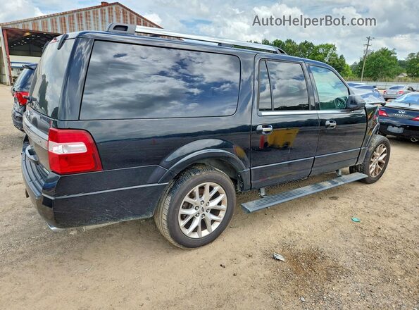 1FMJK1KT3GEF12419 2016 FORD EXPEDITION Black Tył prawy