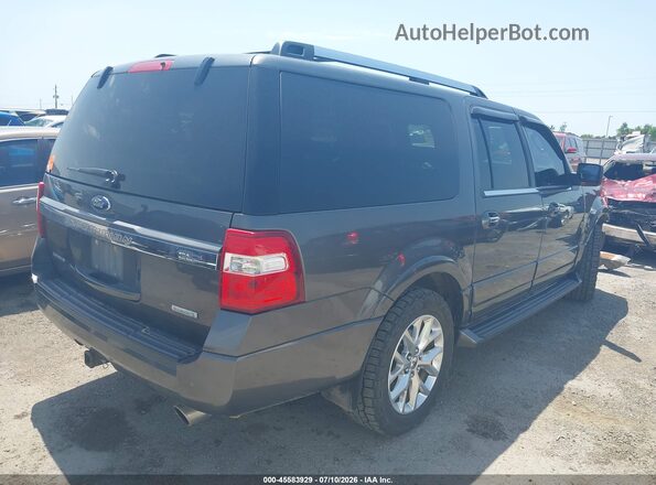 1FMJK1KT5HEA39236 2017 FORD EXPEDITION EL Gray Հետևի աջ