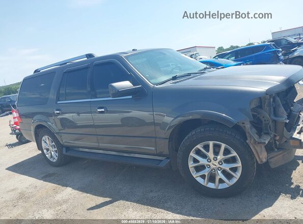 1FMJK1KT5HEA39236 2017 FORD EXPEDITION EL Gray Սալոնի 360 աստիճան տեսք
