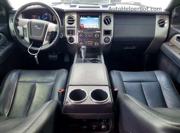 1FMJK1KT6GEF32101 2016 FORD EXPEDITION Silver Widok deski rozdzielczej