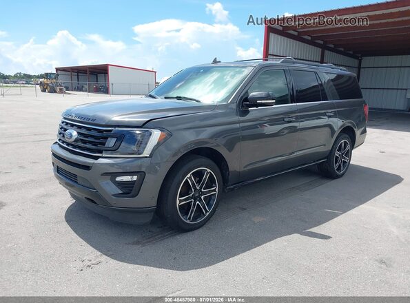 1FMJK1KT6LEA27332 2020 FORD EXPEDITION Gray წინა მარცხენა ხედი სამი მეოთხედიდან