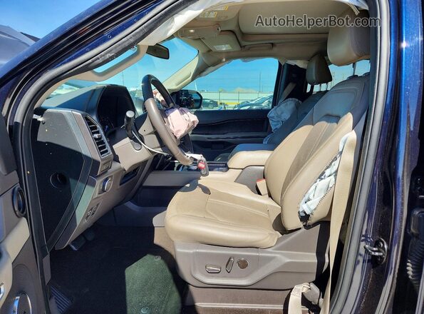 1FMJK1KT9MEA79880 2021 FORD EXPEDITION Blue Front interior view
