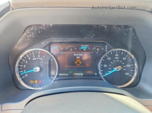 1FMJK1KT9MEA79880 2021 FORD EXPEDITION Blue Instrument cluster view