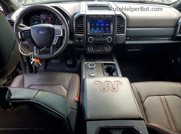 1FMJK1PT6MEA88321 2021 FORD EXPEDITION Black წინა პანელის ხედი