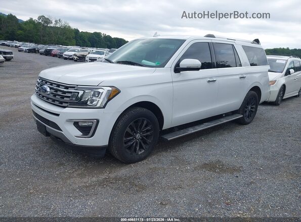 1FMJK2AT0KEA20785 2019 FORD EXPEDITION MAX White Առջևի ձախ երեք քառորդ տեսարան