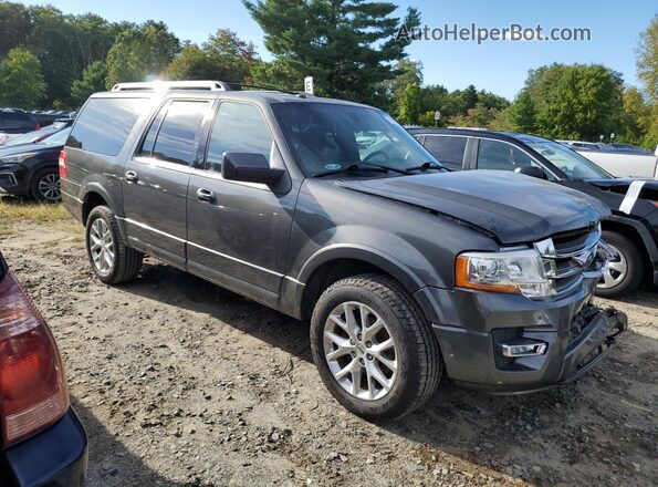 1FMJK2AT1GEF17433 2016 FORD EXPEDITION Серый Передняя правая четверть