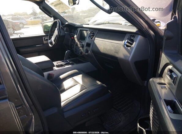 1FMJK2AT1HEA65274 2017 FORD EXPEDITION EL Серый Вид салона спереди