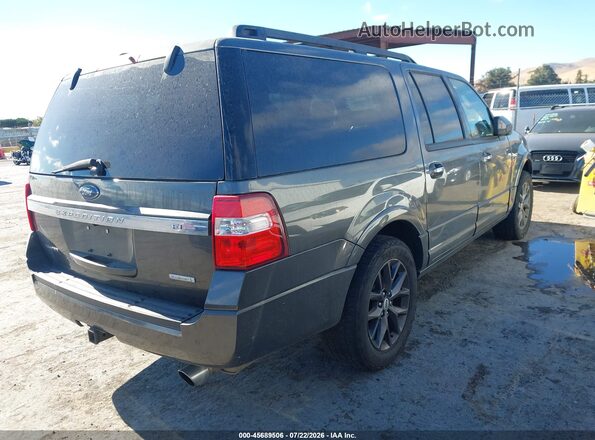 1FMJK2AT1HEA65274 2017 FORD EXPEDITION EL Серый Задняя правая четверть