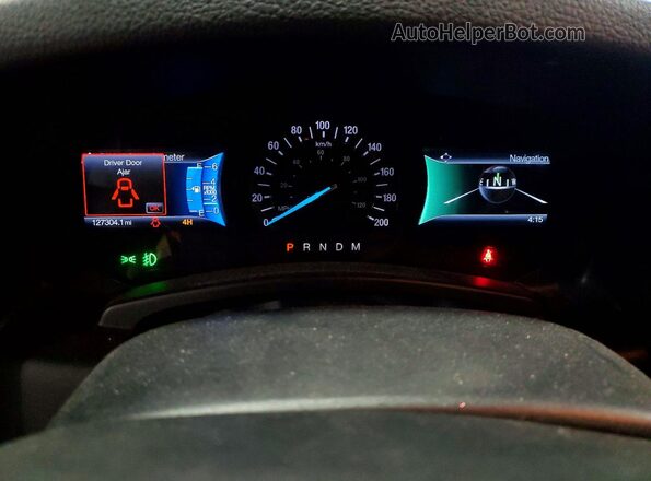 1FMJK2AT1HEA67218 2017 FORD EXPEDITION Black Instrument cluster view