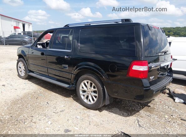 1FMJK2AT2HEA07125 2017 FORD EXPEDITION EL Black Tył lewy